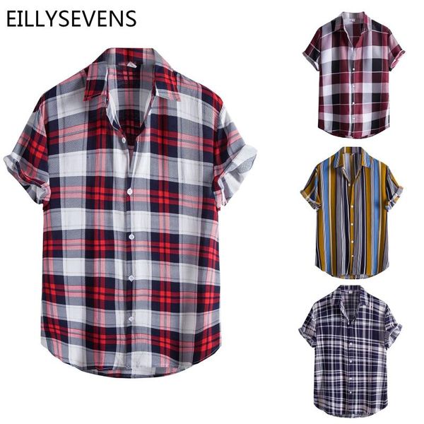 men's casual shirts 2021 plaid shirt home short-sleeved print single-breasted lapel roll up sleeves clothes camisas para hombre, White;black
men's casual shirts 2021 plaid shirt home short-sleeved print single-breasted lapel roll up sleeves clothes camisas para hombre, White;black