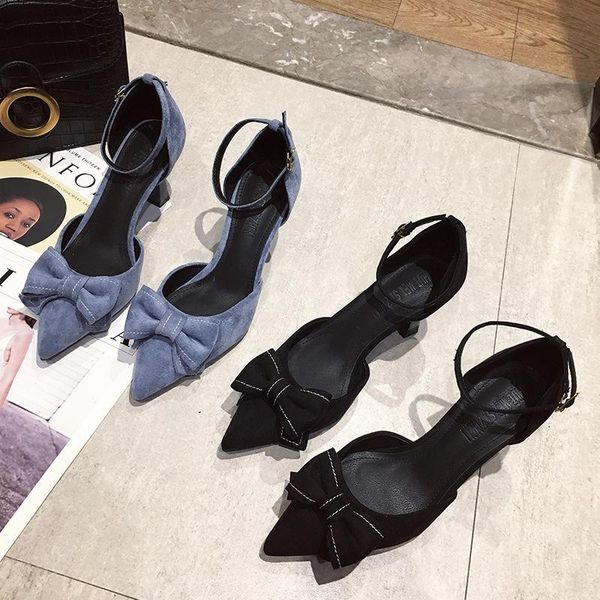 dress shoes blue&black bow-knot summer sandals sweet girls thin high heels woman solid flock pointed toe shallow sandalias cover
dress shoes blue&black bow-knot summer sandals sweet girls thin high heels woman solid flock pointed toe shallow sandalias cover