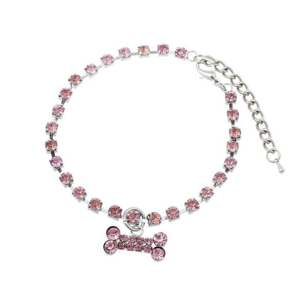 dog collars & leashes diamante bone necklace shiny rhinestone pendant pet collar jewelry de perro halsband hond
dog collars & leashes diamante bone necklace shiny rhinestone pendant pet collar jewelry de perro halsband hond
