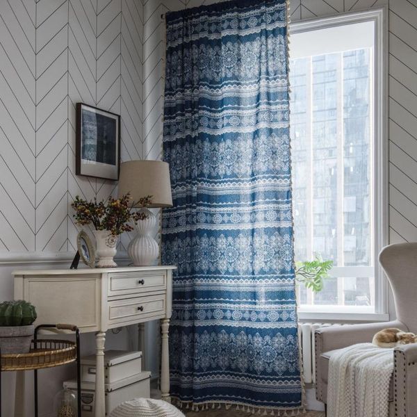curtain & drapes lace denim printing finished cotton and linen tassel japanese style kitchen bay window semi-transparent
curtain & drapes lace denim printing finished cotton and linen tassel japanese style kitchen bay window semi-transparent