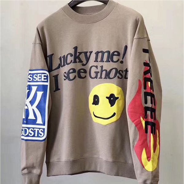 men's hoodies & sweatshirts kanye west male and female hoodie with three d pattern, loose apricot, dark gray, lucky print sees me ghost, Black
men's hoodies & sweatshirts kanye west male and female hoodie with three d pattern, loose apricot, dark gray, lucky print sees me ghost, Black
