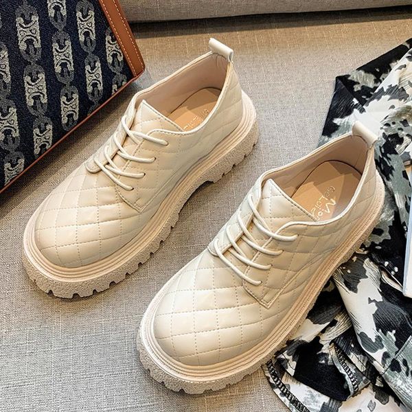 dress shoes 2021 spring comfortable rhomboid suture small leather lace up women round toe platform preppy style classics casual, Black
dress shoes 2021 spring comfortable rhomboid suture small leather lace up women round toe platform preppy style classics casual, Black