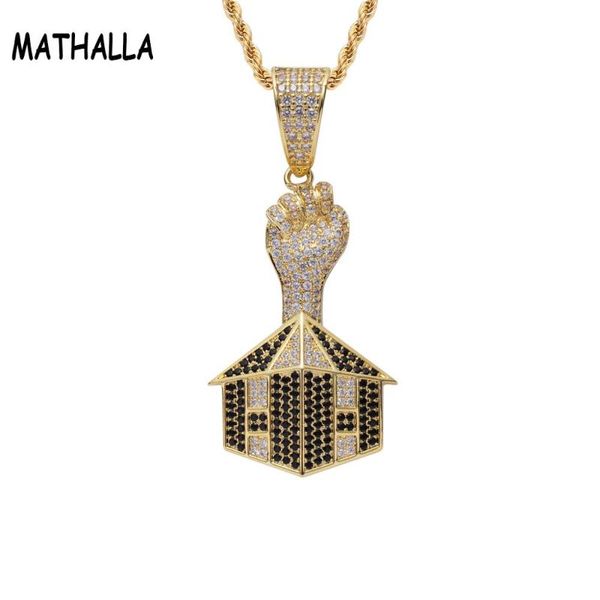 pendant necklaces mathalla trendy hiphop jewelry micro paved house held by fist men and women necklace, Silver
pendant necklaces mathalla trendy hiphop jewelry micro paved house held by fist men and women necklace, Silver
