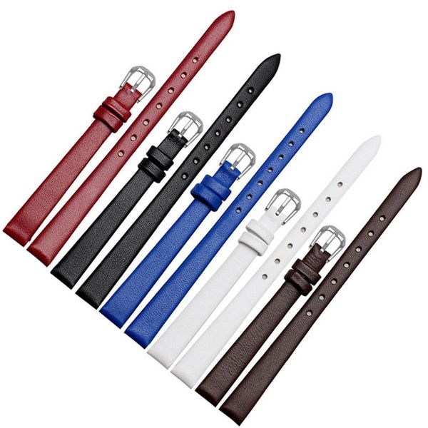 watch bands women's genuine leather watchband small size bracelet 6mm 8mm 10mm strap black red white brown female's slim wrist ban, Black;brown
watch bands women's genuine leather watchband small size bracelet 6mm 8mm 10mm strap black red white brown female's slim wrist ban, Black;brown