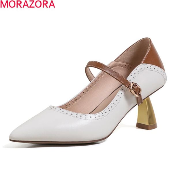 dress shoes morazora 2021 genuine leather pumps women summer shallow pointed toe high heels party wedding mary jane, Black
dress shoes morazora 2021 genuine leather pumps women summer shallow pointed toe high heels party wedding mary jane, Black