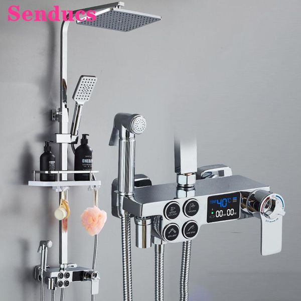 bathroom shower sets senducs thermostatic set with 12 inch abs head quality brass faucets chrome digital
bathroom shower sets senducs thermostatic set with 12 inch abs head quality brass faucets chrome digital