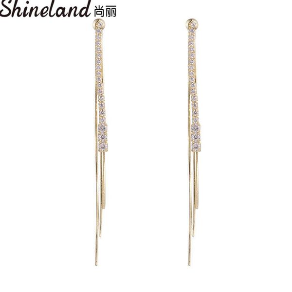 dangle & chandelier shineland fashion crystal long chain tassel drop earrings female charm delicate jewelry for women girl trendy 2021, Silver
dangle & chandelier shineland fashion crystal long chain tassel drop earrings female charm delicate jewelry for women girl trendy 2021, Silver