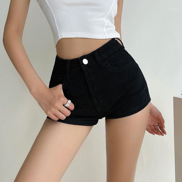women's shorts waist korean high slim straight leg long denim summer hip skinny women mini brown m8cj, White;black
women's shorts waist korean high slim straight leg long denim summer hip skinny women mini brown m8cj, White;black