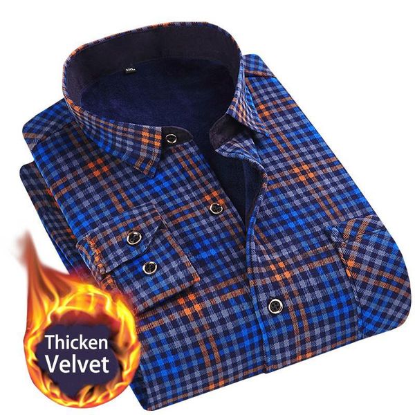 men's casual shirts long sleeve plaid warm thick fleece lining shirt fashion soft business flannel dress camisa social masculina, White;black
men's casual shirts long sleeve plaid warm thick fleece lining shirt fashion soft business flannel dress camisa social masculina, White;black