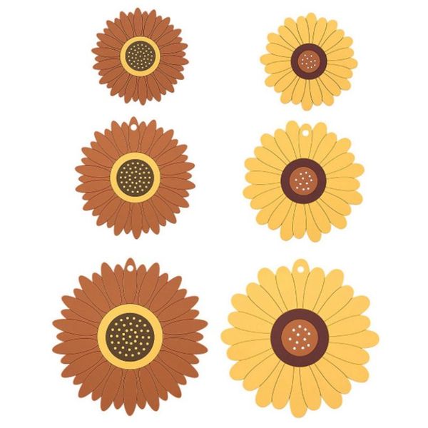mats & pads sunflower insulation placemat pvc soft rubber environmentally friendly table pot mat non-slip cup and dish mat, 6pcs
mats & pads sunflower insulation placemat pvc soft rubber environmentally friendly table pot mat non-slip cup and dish mat, 6pcs