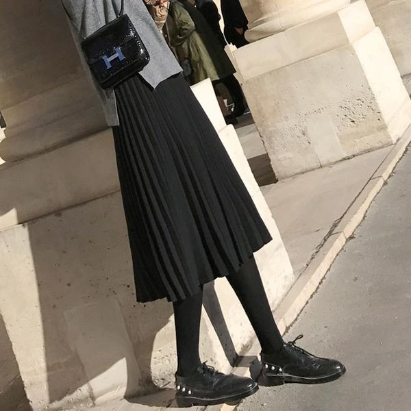 skirts 2021 fashion women's high waist pleated solid color length elastic skirt promotions lady black pink party casual
skirts 2021 fashion women's high waist pleated solid color length elastic skirt promotions lady black pink party casual