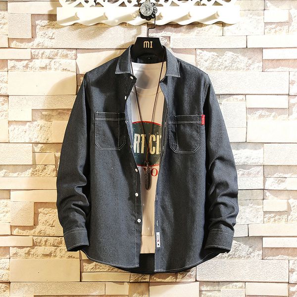 2021 new men 100% cotton jean shirt spring autumn casual long sleeve soft comfort slim fit styles lkkd, White;black
2021 new men 100% cotton jean shirt spring autumn casual long sleeve soft comfort slim fit styles lkkd, White;black