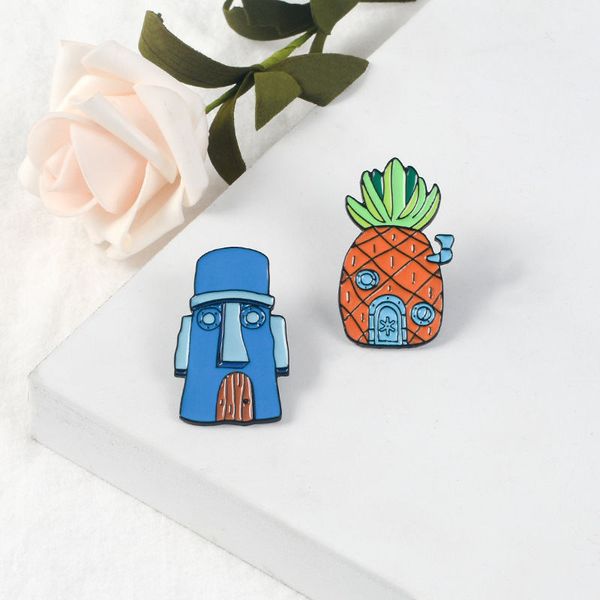 design jewelry net red wang yibo cowboy badge cute cartoon ocs brother pineapple xiao zhan same brooch bag accessories, Black
design jewelry net red wang yibo cowboy badge cute cartoon ocs brother pineapple xiao zhan same brooch bag accessories, Black