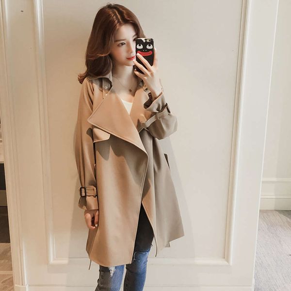 2021street blowing windbreaker women's middle long small spring clothing 2021 new fashion high end temperament coat autumn and winter, Tan;black
2021street blowing windbreaker women's middle long small spring clothing 2021 new fashion high end temperament coat autumn and winter, Tan;black