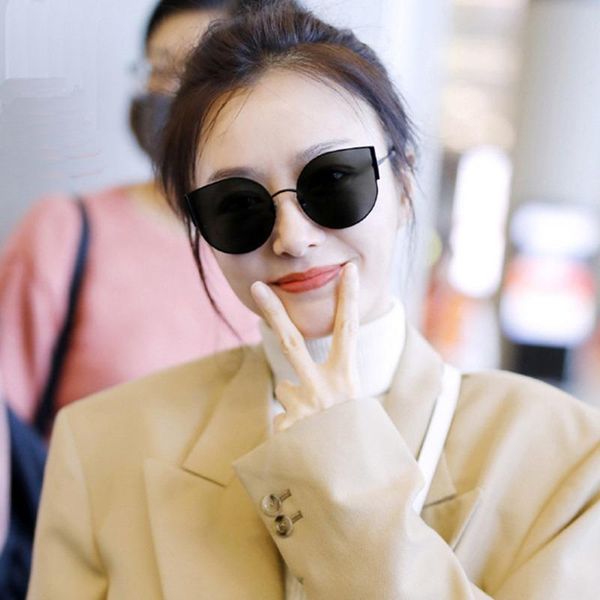 classic ladies cat eye gradient sunglasses brand designer vintage women mirror lens coating uv400, White;black
classic ladies cat eye gradient sunglasses brand designer vintage women mirror lens coating uv400, White;black