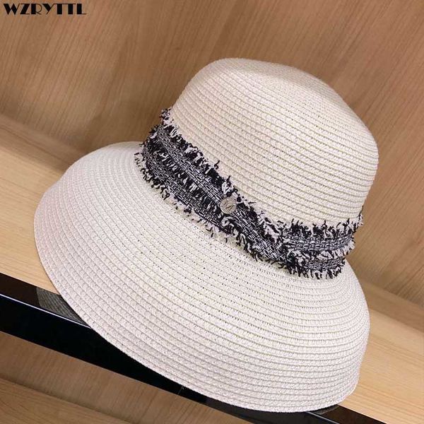 2021 new girl ribbon bow sun upf 50 beach summer straw hats for women accessories ladies wide brim kentucky derby hat cap pa3x, Blue;gray
2021 new girl ribbon bow sun upf 50 beach summer straw hats for women accessories ladies wide brim kentucky derby hat cap pa3x, Blue;gray