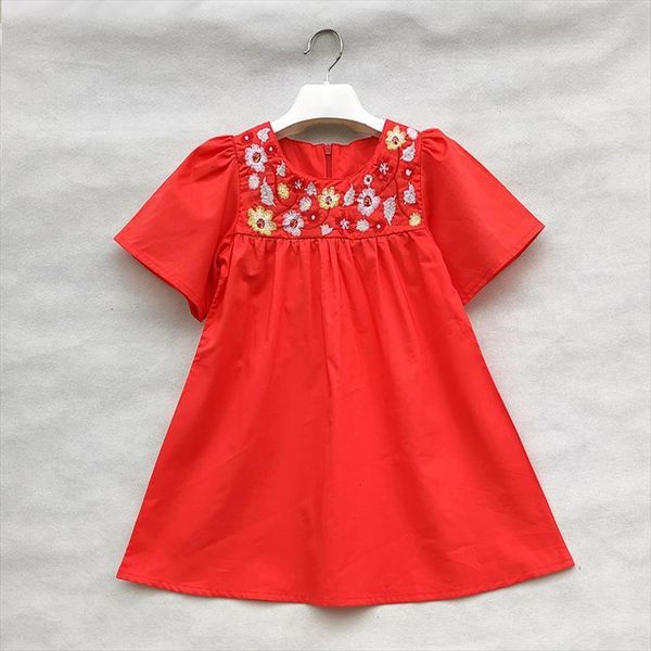 baby girls cotton embroidered summer girl dresses wedding kids flower princess children clothes party, Red;yellow
baby girls cotton embroidered summer girl dresses wedding kids flower princess children clothes party, Red;yellow