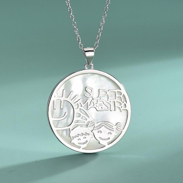 chains s925 sterling silver necklace natural shell creative cartoon head portrait pendant personality fashion boy girl clavicle chain
chains s925 sterling silver necklace natural shell creative cartoon head portrait pendant personality fashion boy girl clavicle chain