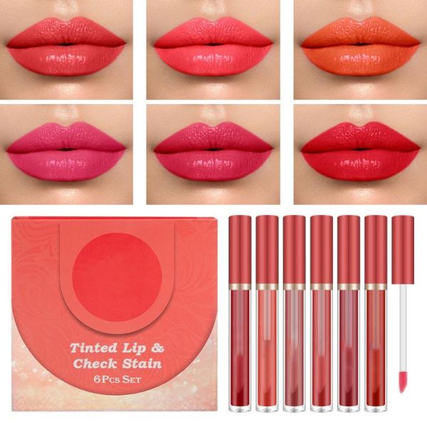 lip gloss 6 color set for women liquid lipstick red long lasting waterproof non-stick cup kit
lip gloss 6 color set for women liquid lipstick red long lasting waterproof non-stick cup kit