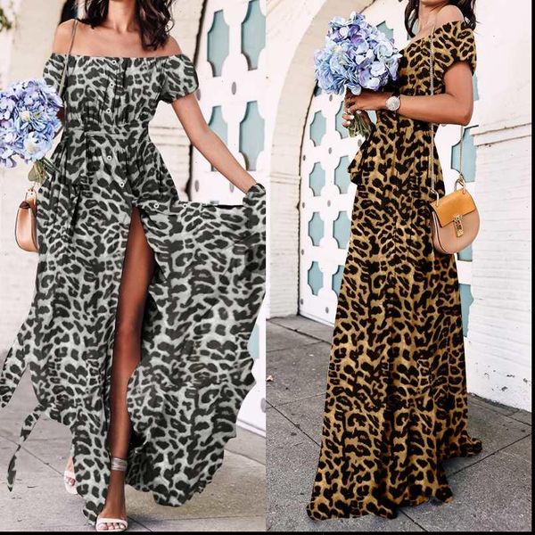 s 5xl summer ruffles dress women off shoulder leopard print long maxi sundress buttons party vestidos robe femme 7, Black;gray
s 5xl summer ruffles dress women off shoulder leopard print long maxi sundress buttons party vestidos robe femme 7, Black;gray