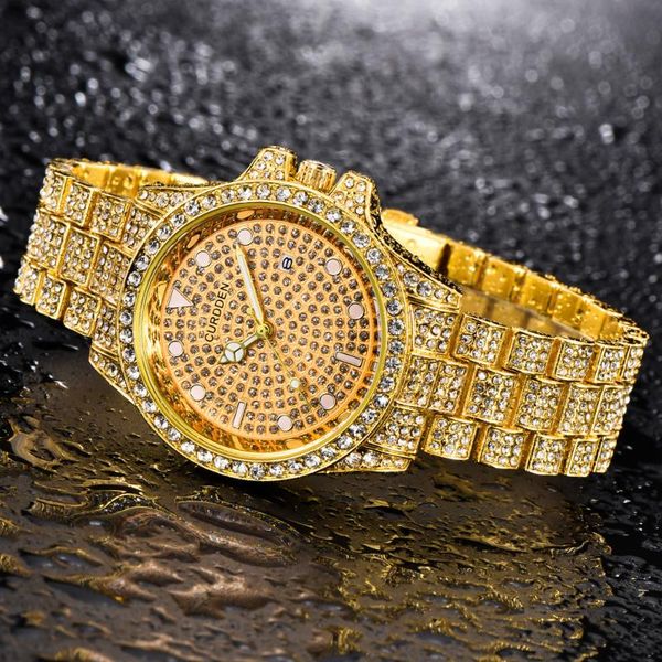 wristwatches men watches 2021 iced out watch gold diamond for quartz waterproof date wristwatch relogio masculino, Slivery;brown
wristwatches men watches 2021 iced out watch gold diamond for quartz waterproof date wristwatch relogio masculino, Slivery;brown