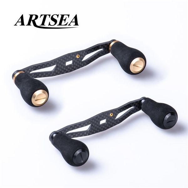 artsea carbon fiber fishing reel handle eva knob for baitcasting reel diy fish accessories lure tool 211224
artsea carbon fiber fishing reel handle eva knob for baitcasting reel diy fish accessories lure tool 211224