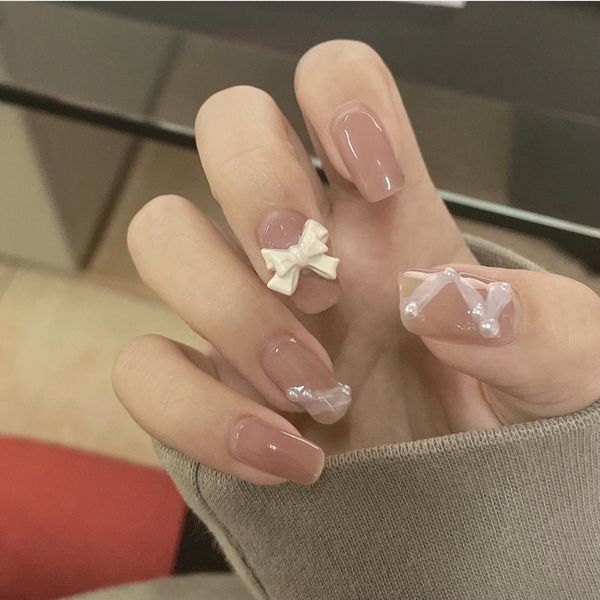 wear finished enhancement removable patch handmade ribbon french white pearl nail fake, Red;gold
wear finished enhancement removable patch handmade ribbon french white pearl nail fake, Red;gold