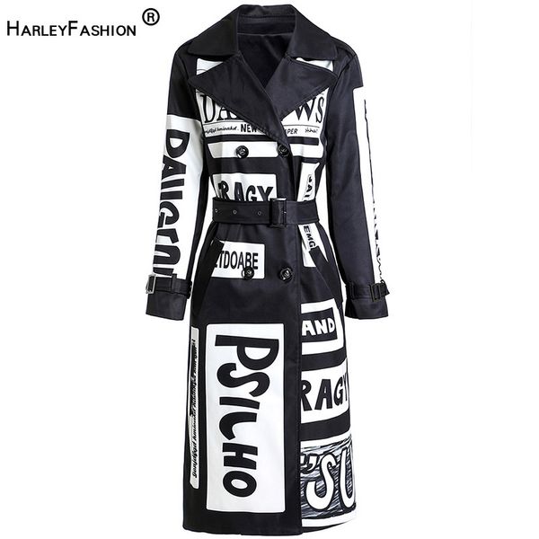 harleyfashion autumn winter women long coat letters printing high street stylish graffiti casual quality windbreaker trench 210218, Tan;black
harleyfashion autumn winter women long coat letters printing high street stylish graffiti casual quality windbreaker trench 210218, Tan;black