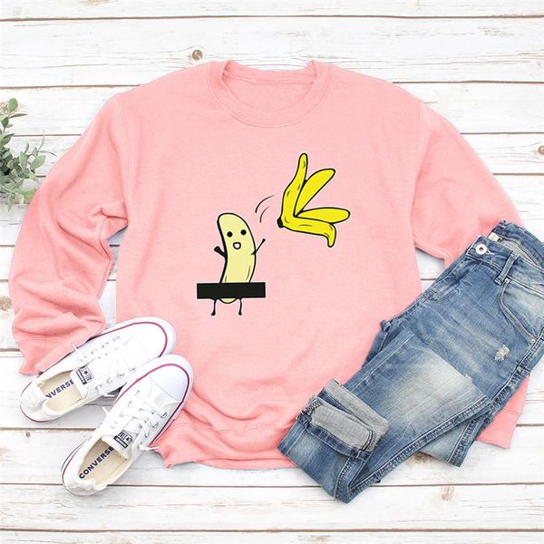women's hoodies & sweatshirts funny banana print women hoodie long sleeve pullover pink sweatshirt spring o-neck clothes harajuku casua, Black
women's hoodies & sweatshirts funny banana print women hoodie long sleeve pullover pink sweatshirt spring o-neck clothes harajuku casua, Black