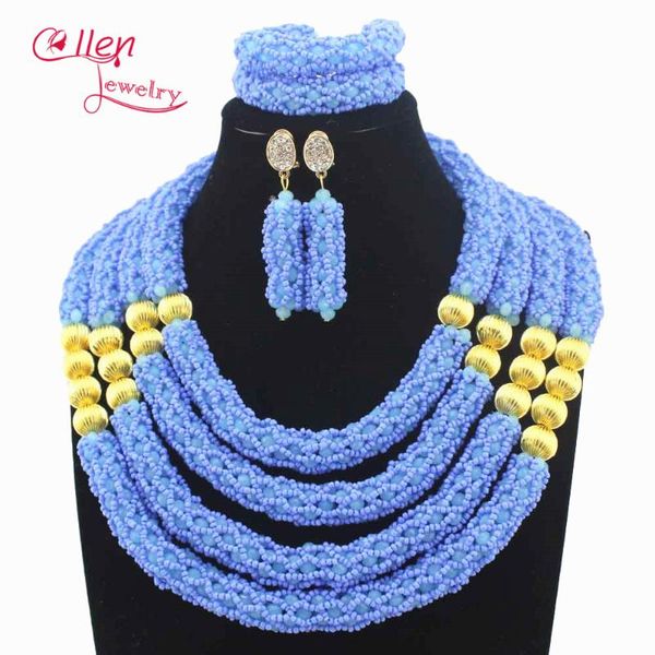 earrings & necklace sky blue big costume dubai jewelry set nigerian wedding african beads for women e1074, Silver
earrings & necklace sky blue big costume dubai jewelry set nigerian wedding african beads for women e1074, Silver