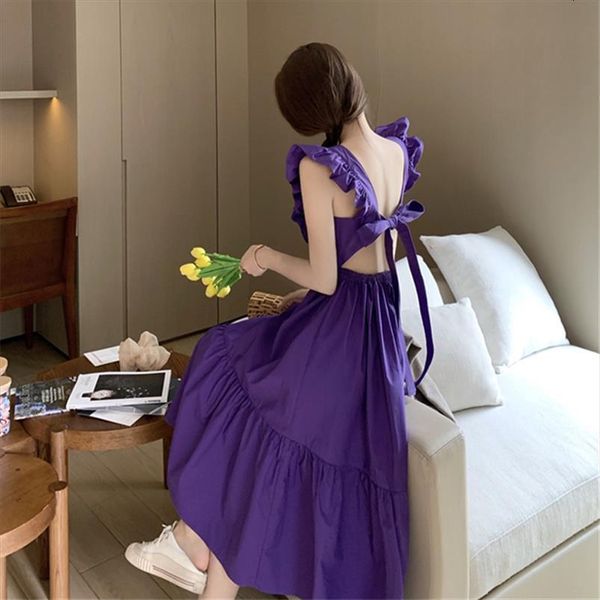 japanese mori girl sweet women dress ruffles sleeveless hollow out backless with open back, Black;gray
japanese mori girl sweet women dress ruffles sleeveless hollow out backless with open back, Black;gray