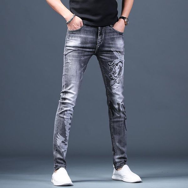 wholesale 2021 men's printed ripped jeans men's all-match stretch pants pants brand slim trend autumn casual trousers, Blue
wholesale 2021 men's printed ripped jeans men's all-match stretch pants pants brand slim trend autumn casual trousers, Blue
