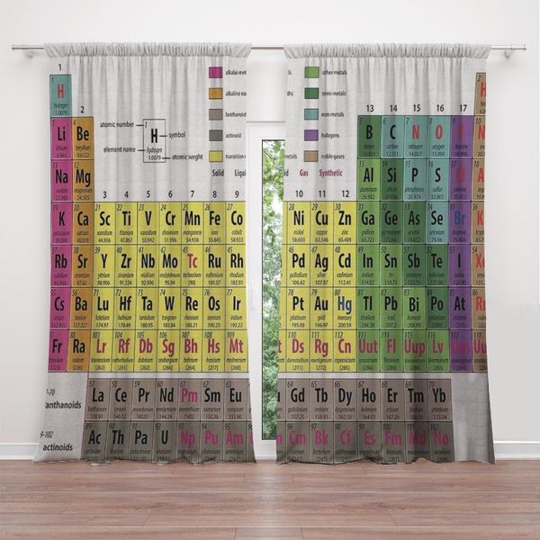 periodic table of elements blackout curtains bedroom living room kitchen computer room home decoration for children kids gifts
periodic table of elements blackout curtains bedroom living room kitchen computer room home decoration for children kids gifts