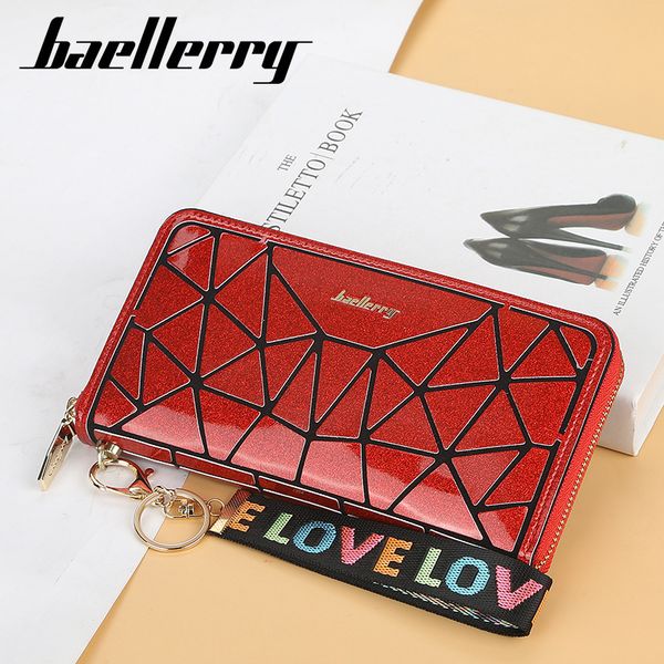 baellerry new women's zipper wallet long sequin lingge handbag fashion versatile mobile phone bag women, Red;black
baellerry new women's zipper wallet long sequin lingge handbag fashion versatile mobile phone bag women, Red;black