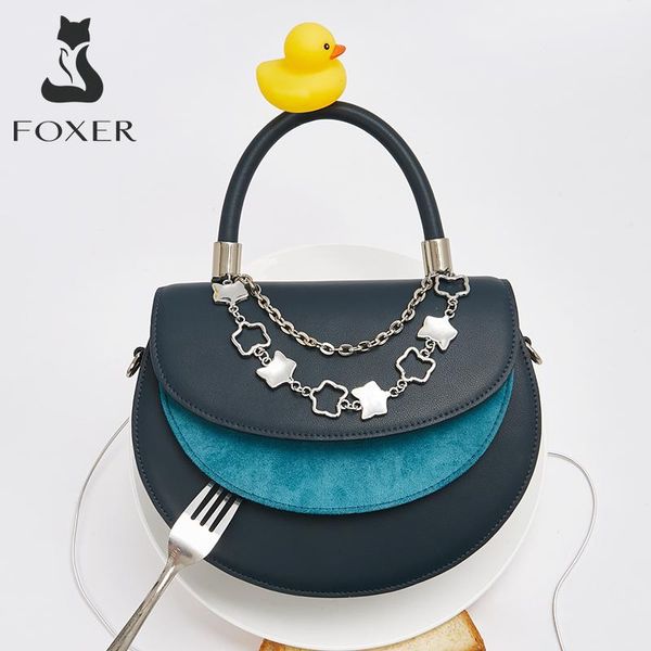 evening bags foxer niche fashion vintage shoulder round chain decoration split leather handbag contrast crossbody
evening bags foxer niche fashion vintage shoulder round chain decoration split leather handbag contrast crossbody