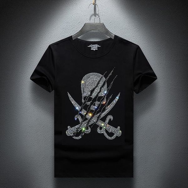 summer rhinestone short sleeve slim mens youth bottom casual male size s 7xl, White;black
summer rhinestone short sleeve slim mens youth bottom casual male size s 7xl, White;black