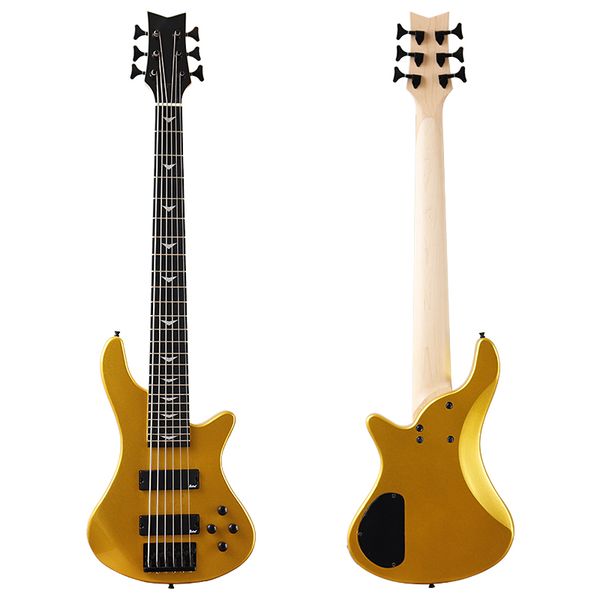43 inch champagne gold 6 string electric bass guitar solid okoume wood high glossy with korea-made pickup
43 inch champagne gold 6 string electric bass guitar solid okoume wood high glossy with korea-made pickup