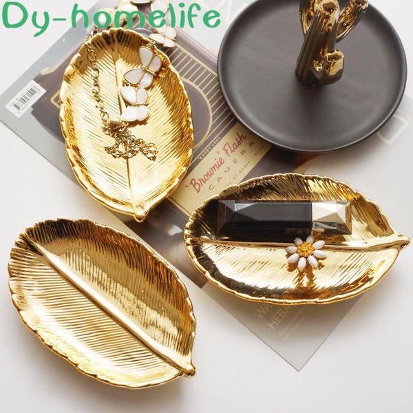 kitchen storage & organization nordic fashion golden leaf ceramic plate jewelry dried fruit home decoration crafts
kitchen storage & organization nordic fashion golden leaf ceramic plate jewelry dried fruit home decoration crafts