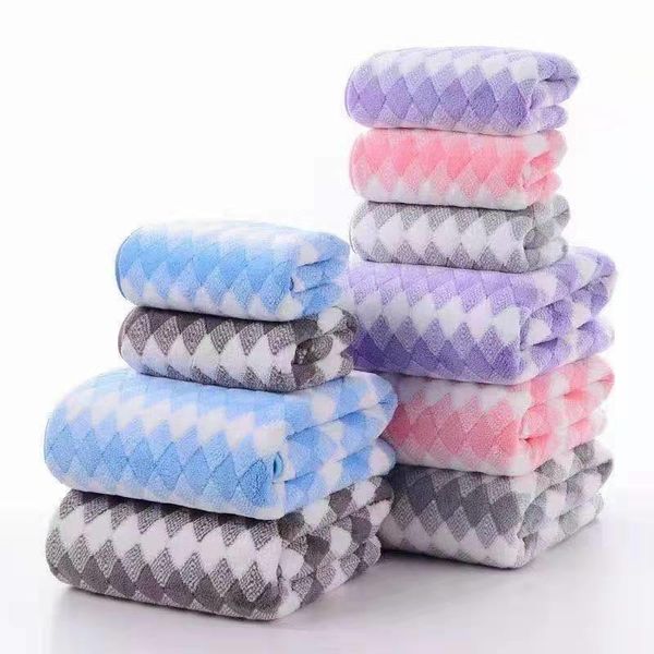 towel warp knitted coral velvet towel, bath cationic wrapping color stripe soft absorbent face washing gift
towel warp knitted coral velvet towel, bath cationic wrapping color stripe soft absorbent face washing gift