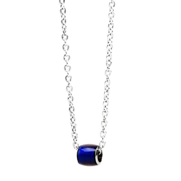pendant necklaces creative fashion transfer bead temperature sensitive color changing lucky stainless steel necklace, Silver
pendant necklaces creative fashion transfer bead temperature sensitive color changing lucky stainless steel necklace, Silver
