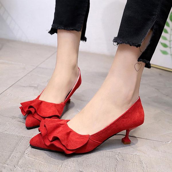 dress shoes 2021 fashion ruffle women pumps female kitten heel sweet slip on pointed toe thin high heels ladies casual autumn, Black
dress shoes 2021 fashion ruffle women pumps female kitten heel sweet slip on pointed toe thin high heels ladies casual autumn, Black