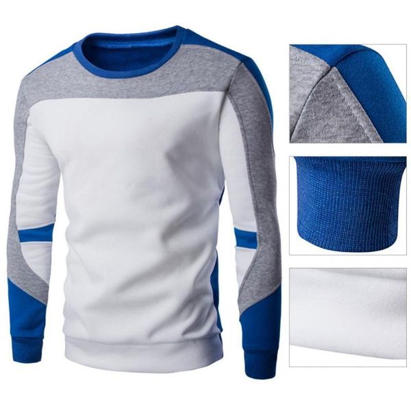 men's sweaters round neck all match patchwork pullover men sweatshirt for going out, White;black
men's sweaters round neck all match patchwork pullover men sweatshirt for going out, White;black