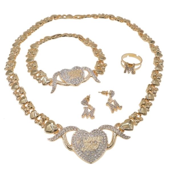 earrings & necklace i love you heart shaped gold plated pendant bracelet dating gift jewelry set lady x0145, Silver
earrings & necklace i love you heart shaped gold plated pendant bracelet dating gift jewelry set lady x0145, Silver