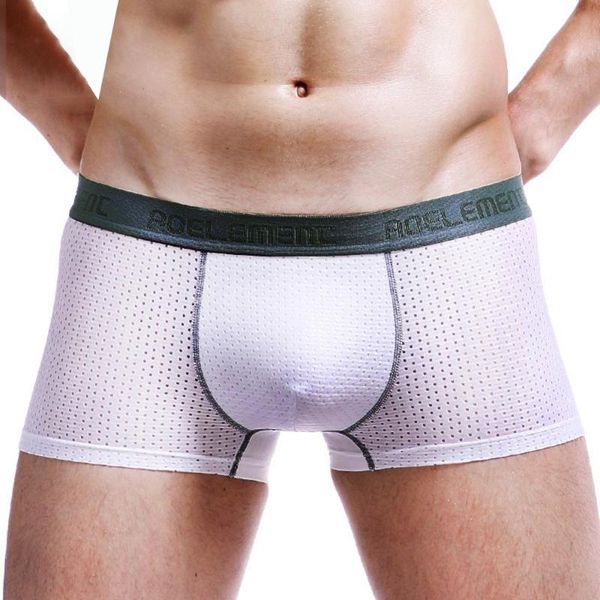 underpants men boxer ice silk mesh breathable underwear fashion bottom shorts briefs seamless trunks comfy sport pantie, Black;white
underpants men boxer ice silk mesh breathable underwear fashion bottom shorts briefs seamless trunks comfy sport pantie, Black;white