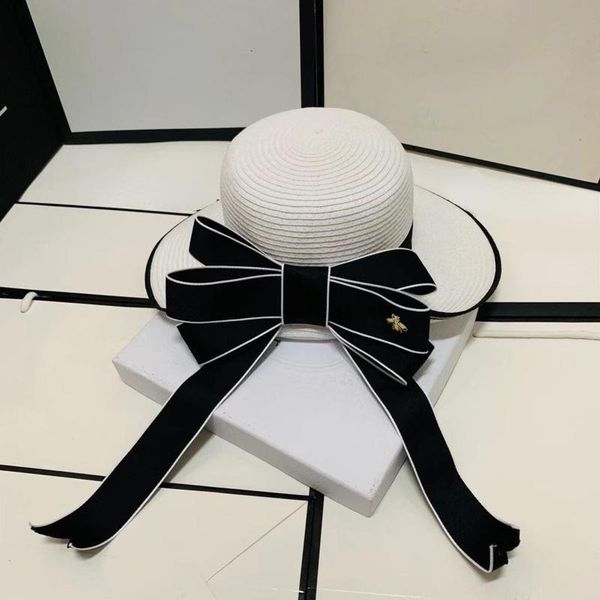 wide brim hats 2021 style women summer knit straw hat fashion casual beach sun sunscreen block uv protection panama bow cap, Blue;gray
wide brim hats 2021 style women summer knit straw hat fashion casual beach sun sunscreen block uv protection panama bow cap, Blue;gray