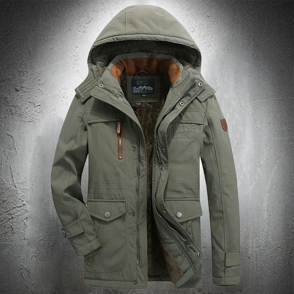 men's down & parkas 2021 winter jacket men hooded outdoor coat thicken warm fur lined multi-pockets clothing fashion clothes, Black
men's down & parkas 2021 winter jacket men hooded outdoor coat thicken warm fur lined multi-pockets clothing fashion clothes, Black