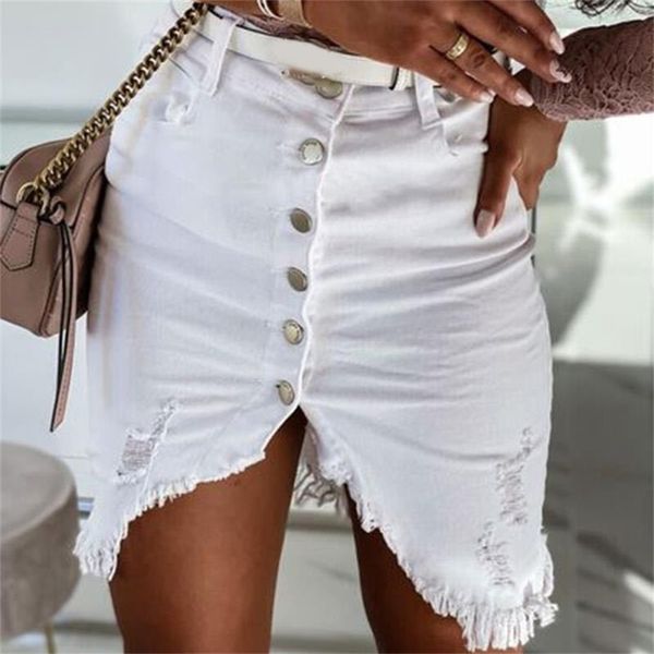 stretch denim short skirt women single-breasted solid plus size black white skirts summer fall mini skirts faldas mujer 210310
stretch denim short skirt women single-breasted solid plus size black white skirts summer fall mini skirts faldas mujer 210310