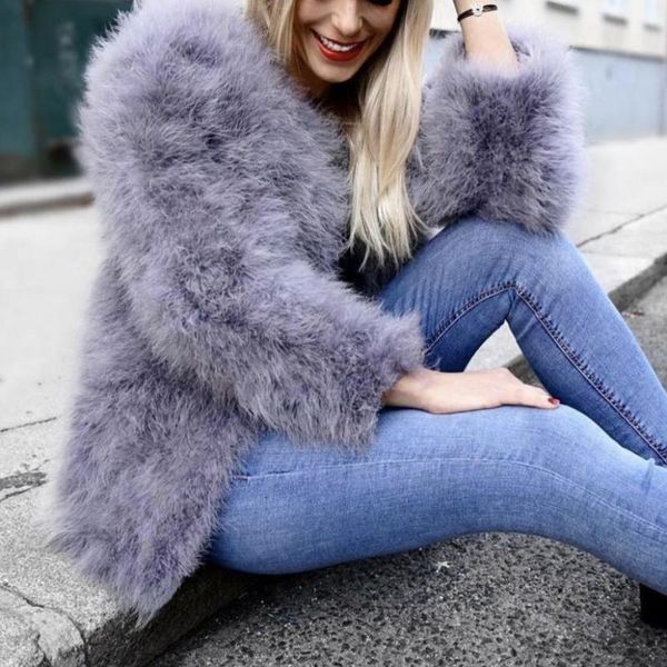 women's fur & faux coat women fashion coats winter real ostrich jackets natural turkey feather fluffy outerwear lady, Black
women's fur & faux coat women fashion coats winter real ostrich jackets natural turkey feather fluffy outerwear lady, Black