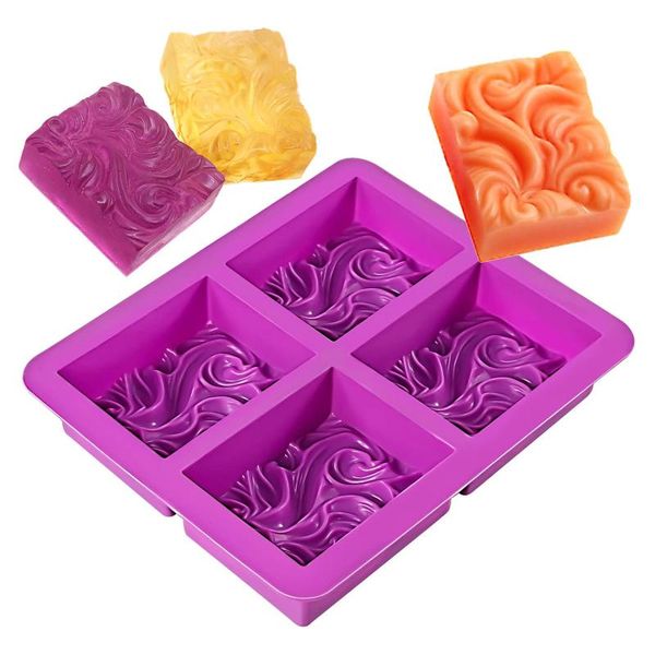party favor 3d ocean wave soap mold, 4-cavity soft silicone molds for diy , plaster, essential oil 2022 arrivals
party favor 3d ocean wave soap mold, 4-cavity soft silicone molds for diy , plaster, essential oil 2022 arrivals
