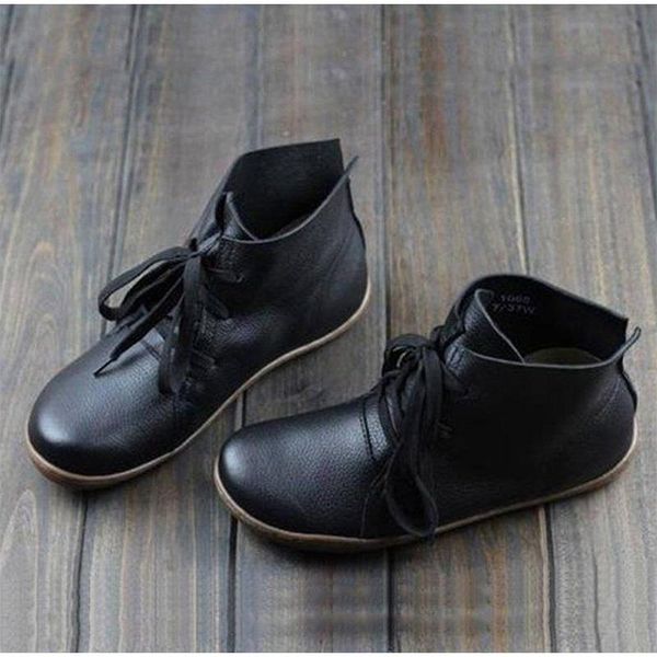 boots women ankle flat shoes vintage pu leather flats booties gladiator plus size woman female mujer sapato feminino d1642, Black
boots women ankle flat shoes vintage pu leather flats booties gladiator plus size woman female mujer sapato feminino d1642, Black